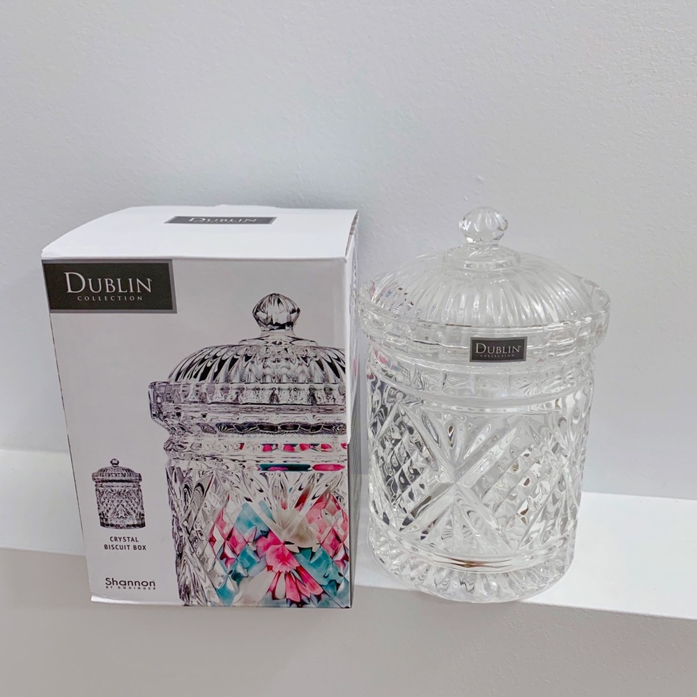 NIB Godinger Dublin Biscuit Box - Picture 4 of 7